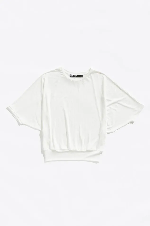 Ivory Batwing Sleeve Tshirt Ivory Women Bimba Y Lola TShirts