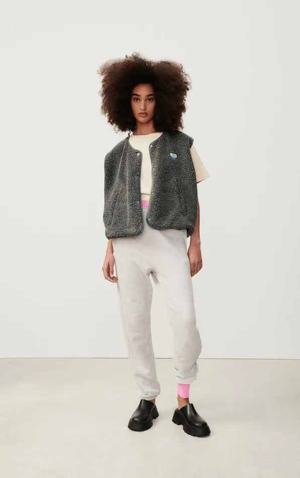 Jacket Hoktown Melange Charcoal Women American Vintage Jackets and Blazers Jacket Hoktown Melange Charcoal Women American Vintage Jackets and Blazers