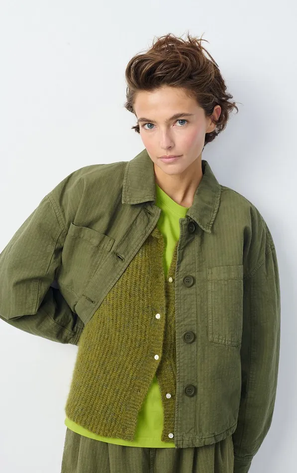 Jacket Rygybay Khaki Women American Vintage Jackets and Blazers