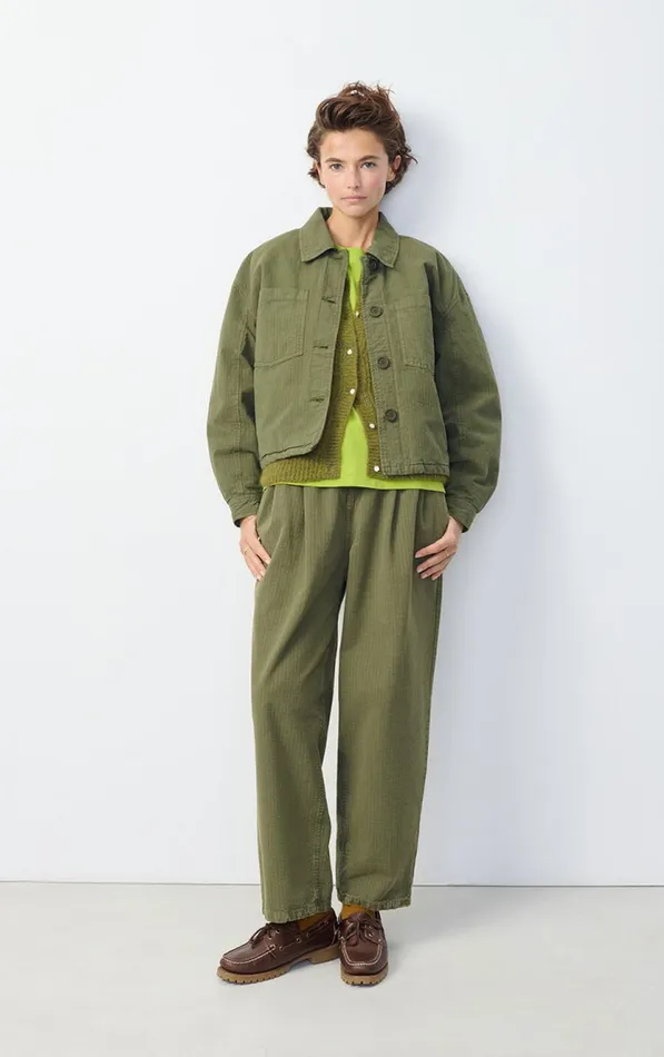 Jacket Rygybay Khaki Women American Vintage Jackets and Blazers Jacket Rygybay Khaki Women American Vintage Jackets and Blazers