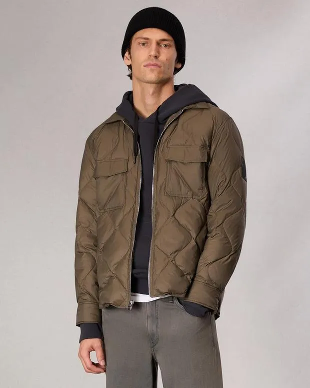 Jackets and Coats Men Rag and Bone Dane Down Shirt Jacket Gravel