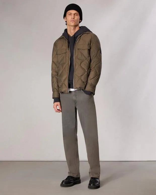 Jackets and Coats Men Rag and Bone Dane Down Shirt Jacket Gravel