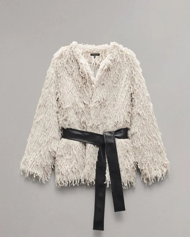 Jackets and Coats Women Rag and Bone Delia Wrap Coat Lt Grey