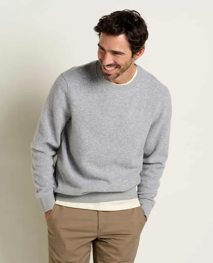 Jackets and Layers ToadandCo Men8217s Kennicott Crew Heather Grey
