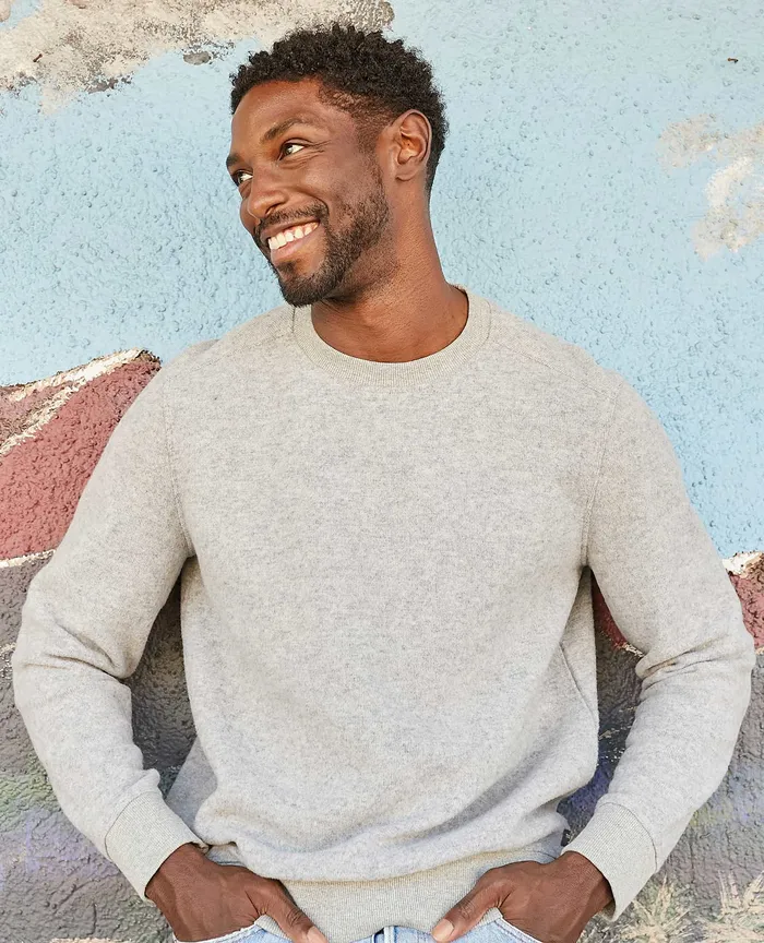 Jackets and Layers ToadandCo Men8217s Kennicott Crew Heather Grey