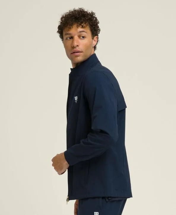 Jackets and Vests Men Wilson Aston WarmUp Jacket Classic Navy Jackets and Vests Men Wilson Aston WarmUp Jacket Classic Navy