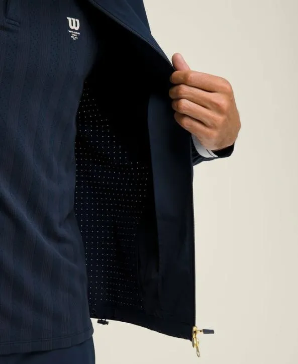 Jackets and Vests Men Wilson Aston WarmUp Jacket Classic Navy Jackets and Vests Men Wilson Aston WarmUp Jacket Classic Navy