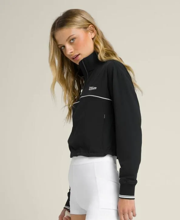 Jackets and Vests Women Wilson Davenport Woven Popover Black