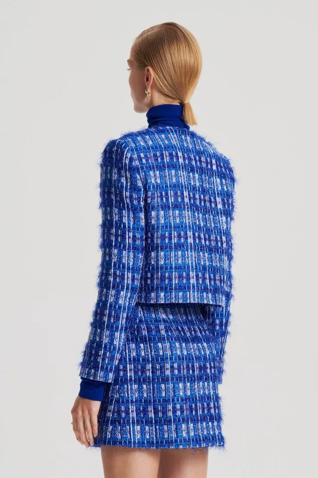 Jackets Women Scanlan Theodore TINSEL CARGO JACKET Cobalt