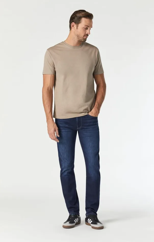 Jake Slim Leg In Deep Brushed Athletic Men Mavi Jeans Denim