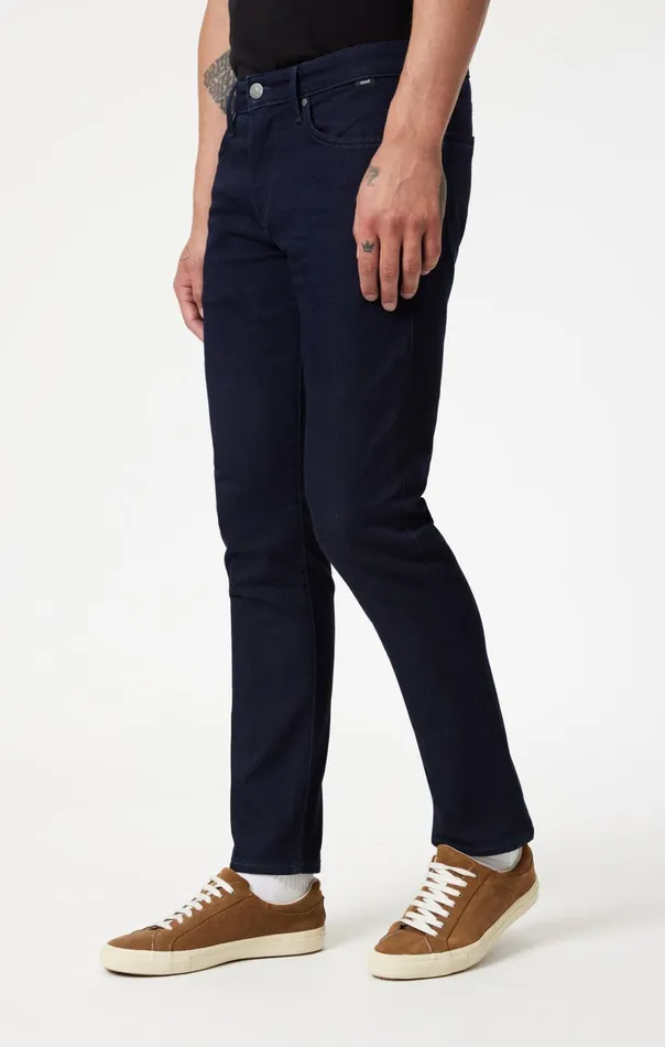 Jake Slim Leg In Rinse Brushed Active Comfort Men Mavi Jeans Denim