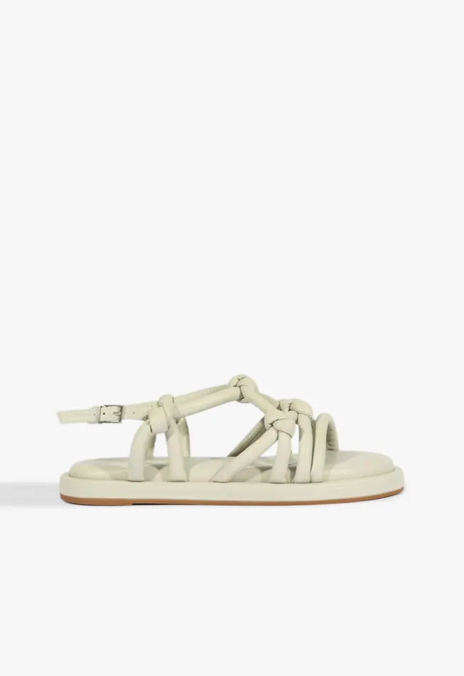 Janet Sandal Grey Women Schutz Shoes Flats