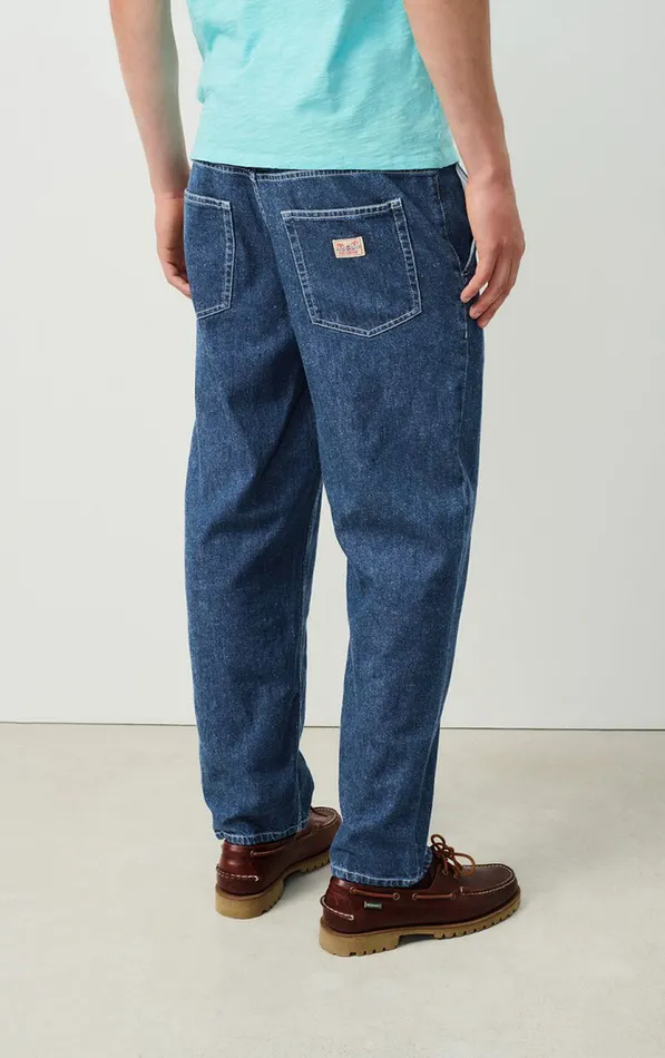 Jeans Globay Medium Blue Men American Vintage Jeans