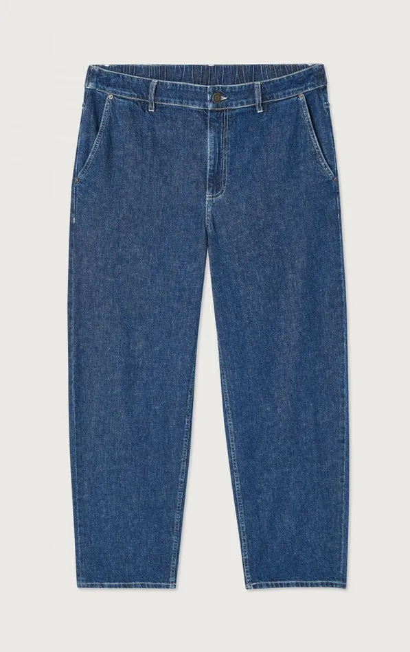 Jeans Globay Medium Blue Men American Vintage Jeans