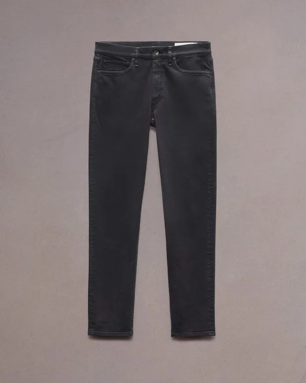 Jeans Men Rag and Bone Fit 2 Slim Fit Jean Aero Stretch Denim Charcoal Grey