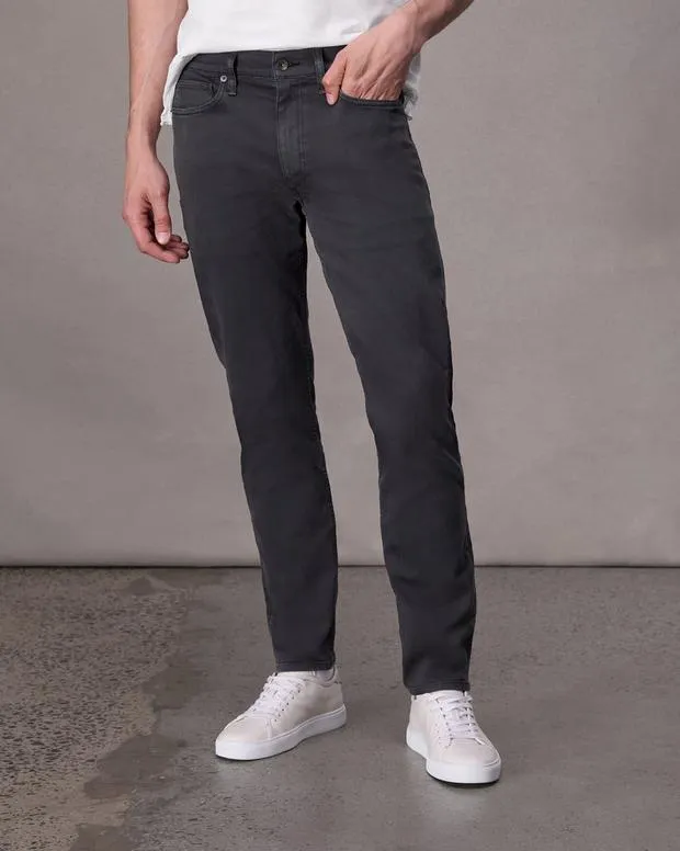 Jeans Men Rag and Bone Fit 2 Slim Fit Jean Aero Stretch Denim Charcoal Grey