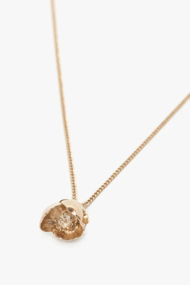 Jewellery Women Victoria Beckham Exclusive Camellia Flower Necklace In Gold