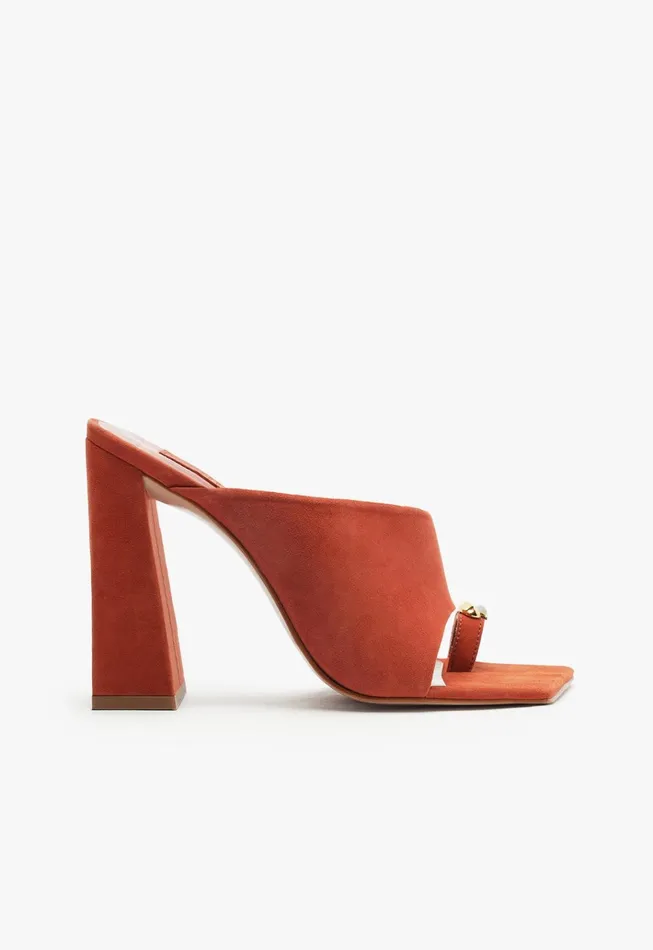 Jodie Sandal Orange Women Schutz Shoes Mules