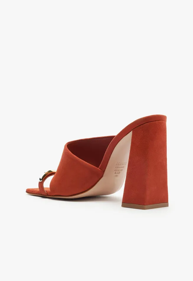 Jodie Sandal Orange Women Schutz Shoes Mules
