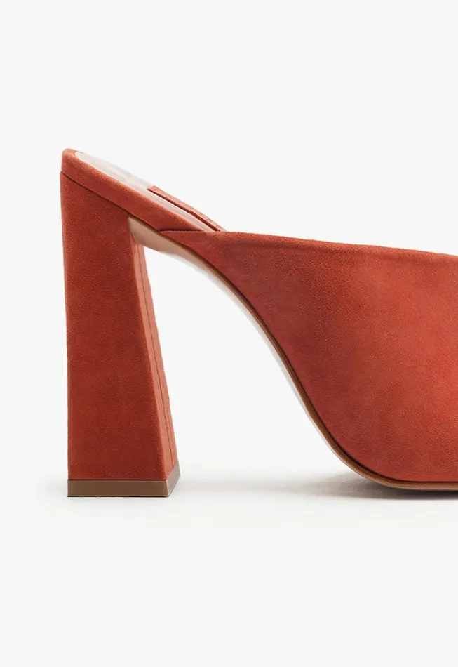 Jodie Sandal Orange Women Schutz Shoes Mules