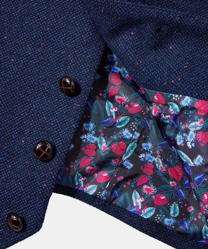 Joe Browns Coats and Jackets Men Mix It Up Waistcoat Blue Joe Browns Coats and Jackets Men Mix It Up Waistcoat Blue