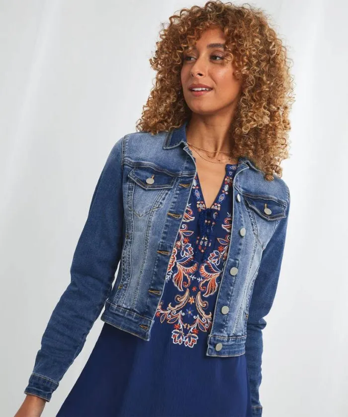 Joe Browns Coats and Jackets Women Joe039s Essential Denim Jacket Blue Joe Browns Coats and Jackets Women Joe039s Essential Denim Jacket Blue