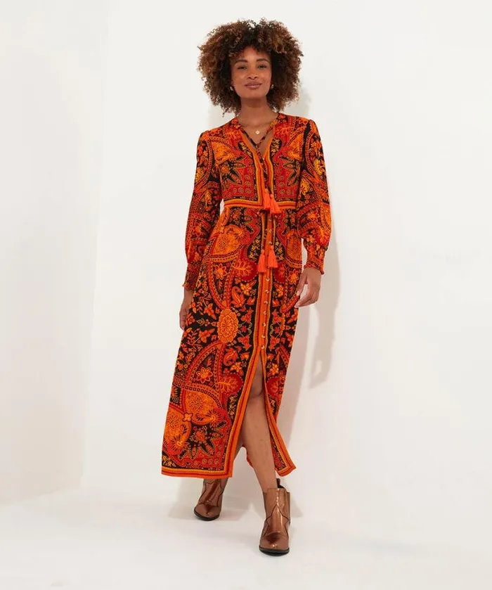Joe Browns Dresses Women Bohemian Dreams Dress Orange