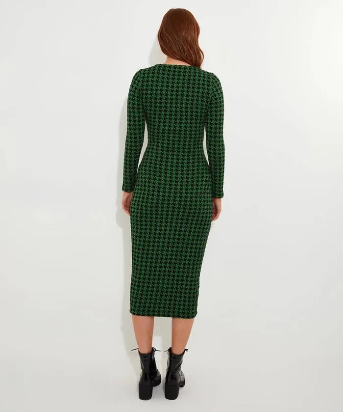 Joe Browns Dresses Women Greta Zip Through Stretch Jacquard Dress Green Joe Browns Dresses Women Greta Zip Through Stretch Jacquard Dress Green