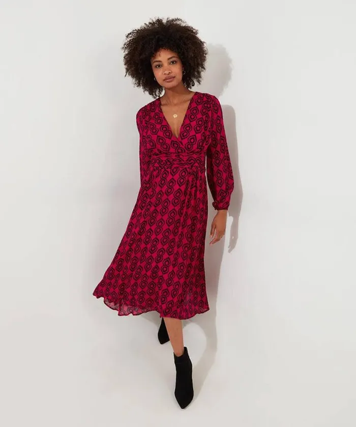 Joe Browns Dresses Women Tamzin Printed Dress Pink