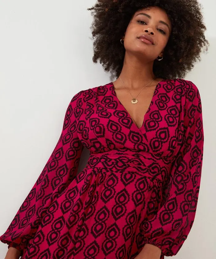 Joe Browns Dresses Women Tamzin Printed Dress Pink Joe Browns Dresses Women Tamzin Printed Dress Pink