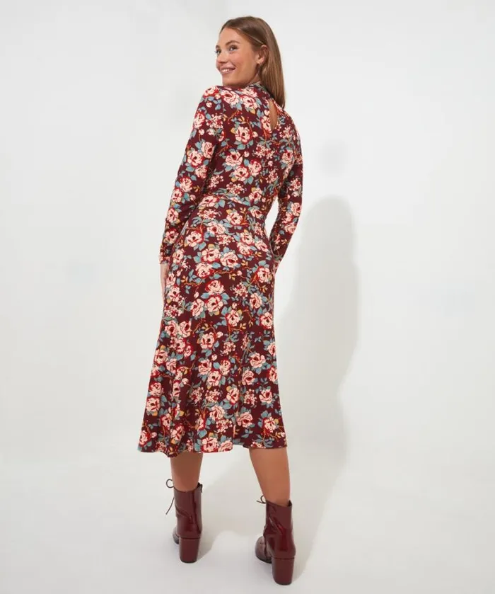 Joe Browns Dresses Women Winter Florals Jersey Dress Multi Joe Browns Dresses Women Winter Florals Jersey Dress Multi