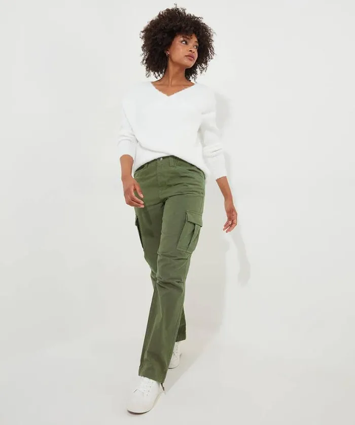 Joe Browns Jeans and Trousers Women Celine Cargo Pants Khaki