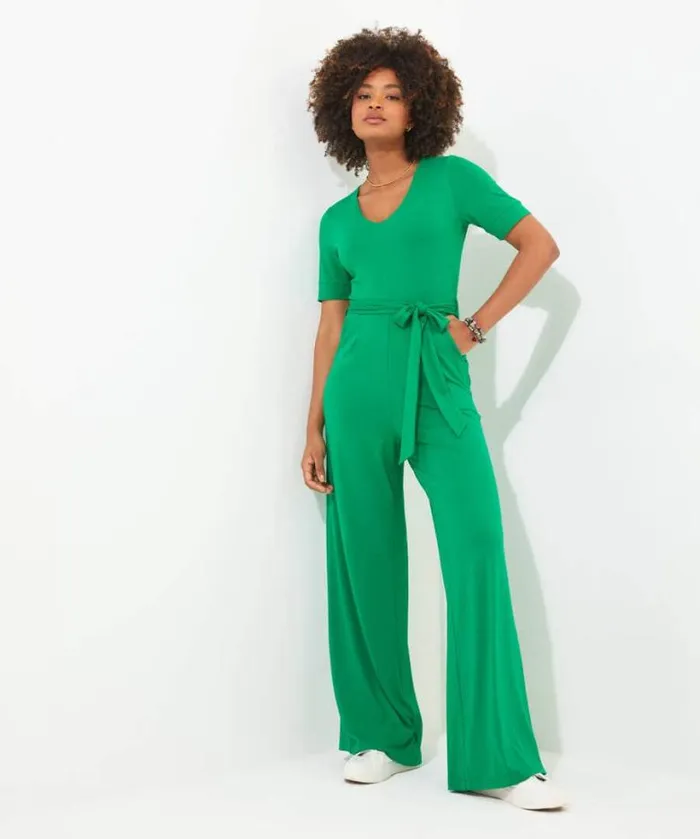Joe Browns Jeans and Trousers Women Polly Jersey Jumpsuit Green Joe Browns Jeans and Trousers Women Polly Jersey Jumpsuit Green