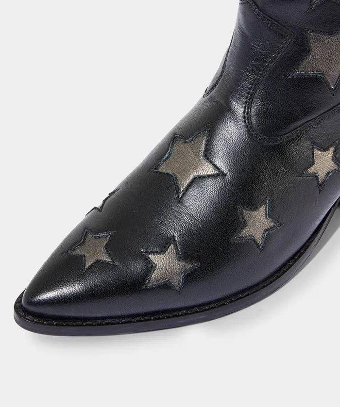 Joe Browns Shoes Sandals and Boots Women Astraea Leather Western Boot Black Joe Browns Shoes Sandals and Boots Women Astraea Leather Western Boot Black