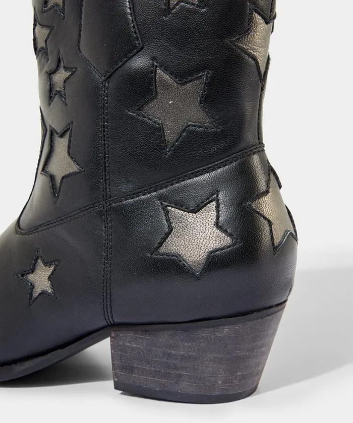 Joe Browns Shoes Sandals and Boots Women Astraea Leather Western Boot Black Joe Browns Shoes Sandals and Boots Women Astraea Leather Western Boot Black