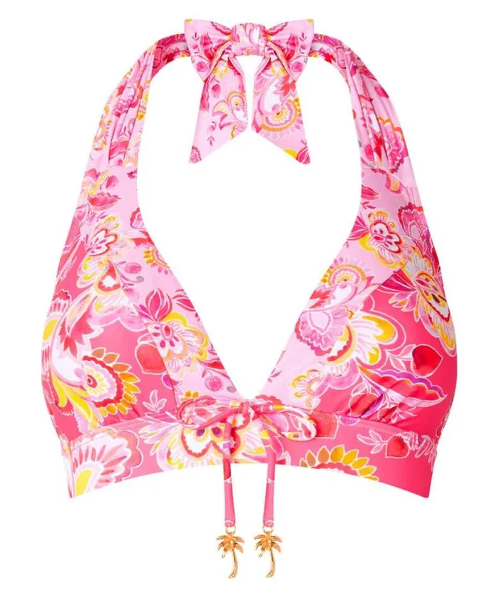 Joe Browns Swimwear Women Malibu Beach Bikini Top Pink Multi Joe Browns Swimwear Women Malibu Beach Bikini Top Pink Multi