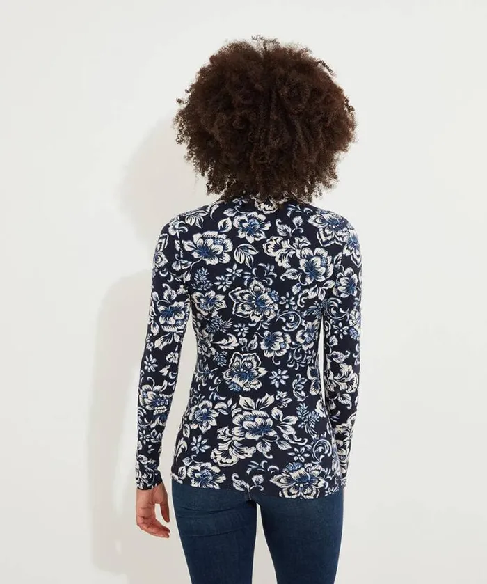 Joe Browns Tops Tunics and Blouses Women Patsy Jersey Twist Front Top Navy