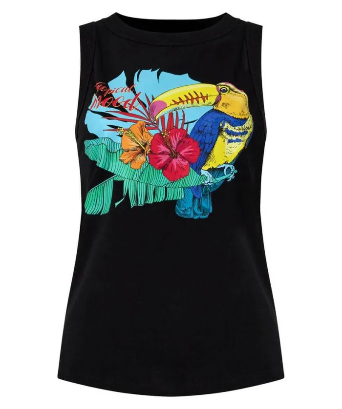 Joe Browns Tops Tunics and Blouses Women Perfect Paradise Vest Black Joe Browns Tops Tunics and Blouses Women Perfect Paradise Vest Black