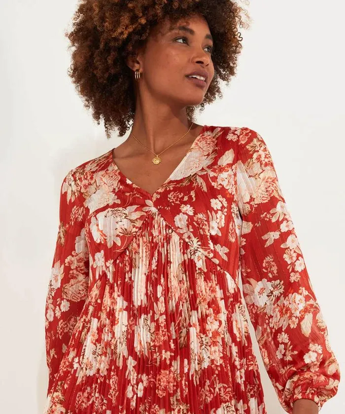 Joe Browns Tops Tunics and Blouses Women Perfectly Plisse Tunic Burnt Orange Joe Browns Tops Tunics and Blouses Women Perfectly Plisse Tunic Burnt Orange