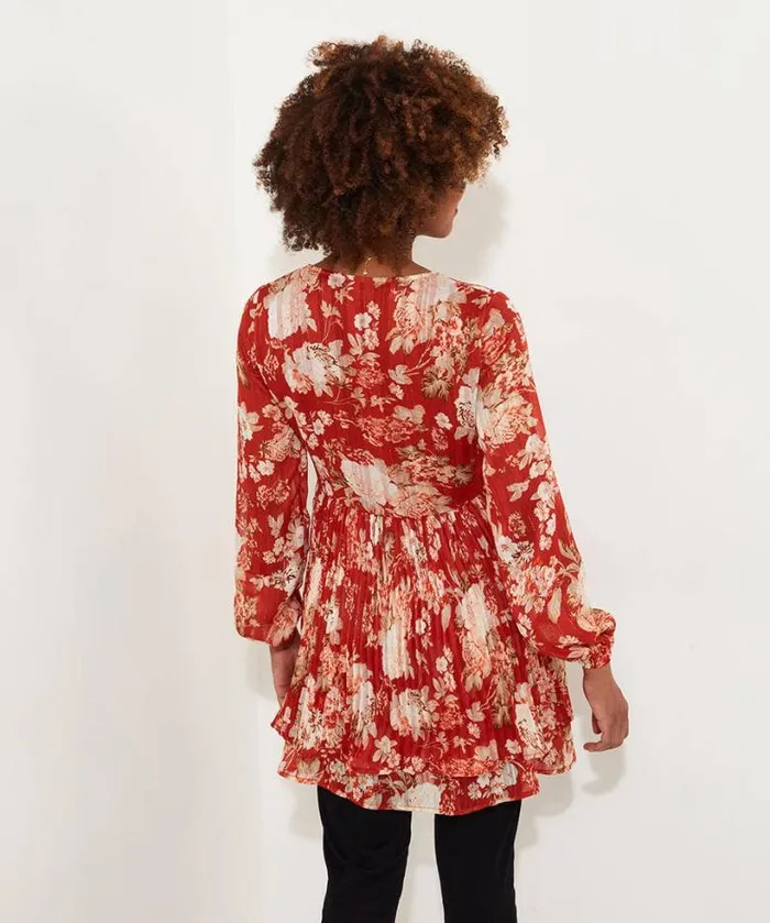 Joe Browns Tops Tunics and Blouses Women Perfectly Plisse Tunic Burnt Orange Joe Browns Tops Tunics and Blouses Women Perfectly Plisse Tunic Burnt Orange
