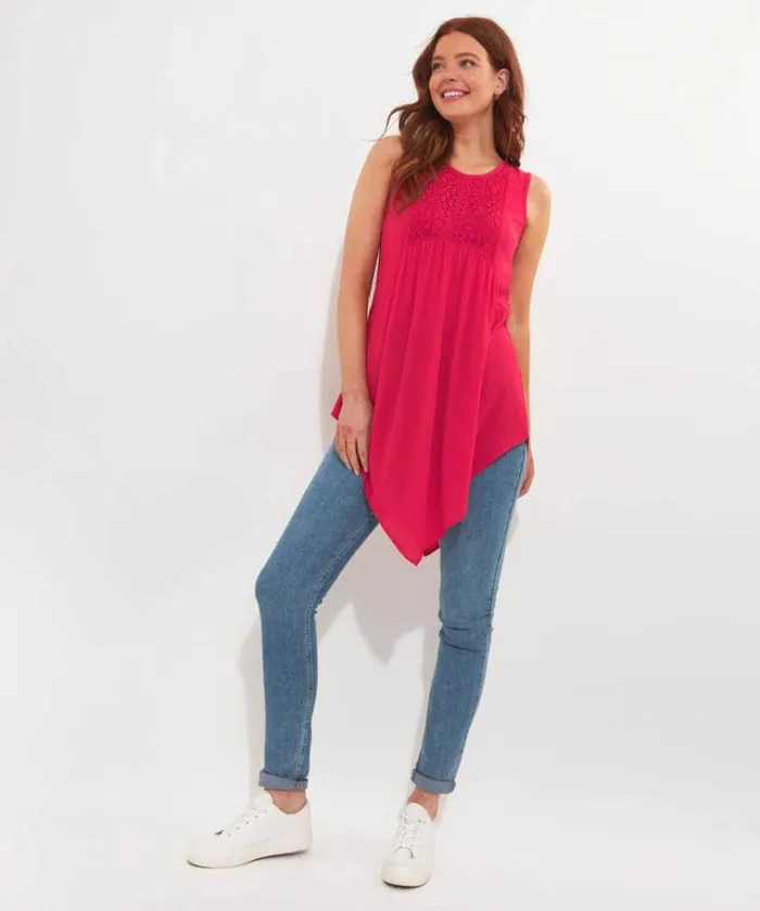 Joe Browns Tops Tunics and Blouses Women Summer Essentials Tunic Pink
