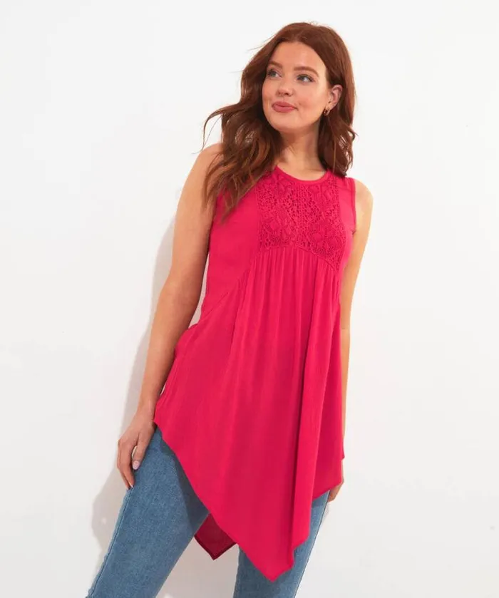 Joe Browns Tops Tunics and Blouses Women Summer Essentials Tunic Pink Joe Browns Tops Tunics and Blouses Women Summer Essentials Tunic Pink
