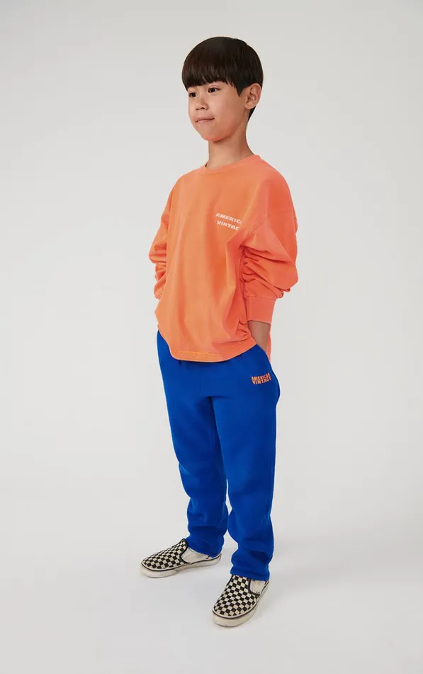 Joggers Izubird Prussian Blue Vintage Kids American Vintage Joggers