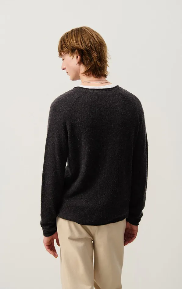 Jumper Docatown Charcoal Melange Men American Vintage Jumpers and Cardigans Jumper Docatown Charcoal Melange Men American Vintage Jumpers and Cardigans