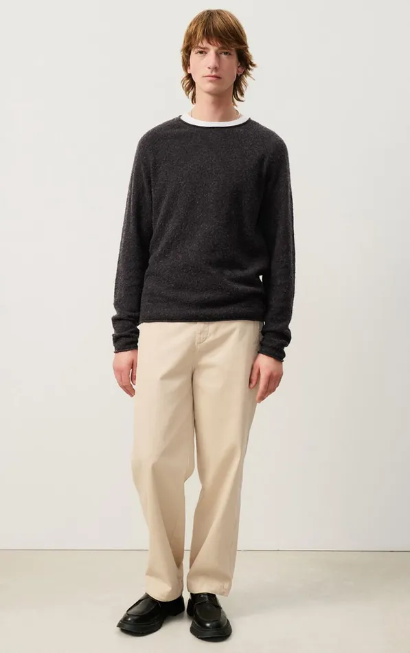 Jumper Docatown Charcoal Melange Men American Vintage Jumpers and Cardigans Jumper Docatown Charcoal Melange Men American Vintage Jumpers and Cardigans