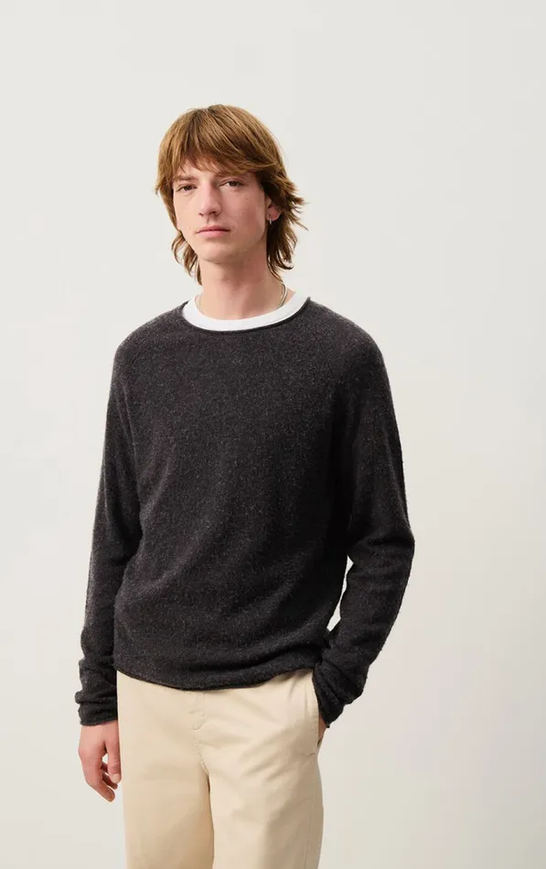 Jumper Docatown Charcoal Melange Men American Vintage Jumpers and Cardigans Jumper Docatown Charcoal Melange Men American Vintage Jumpers and Cardigans