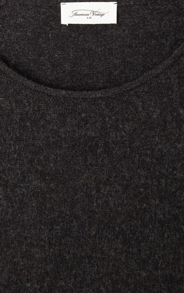 Jumper Docatown Charcoal Melange Men American Vintage Jumpers and Cardigans Jumper Docatown Charcoal Melange Men American Vintage Jumpers and Cardigans