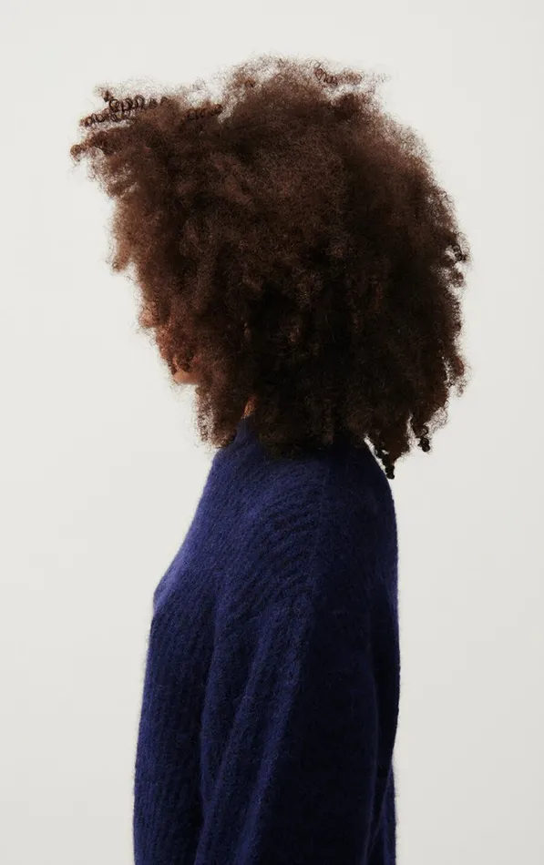 Jumper East Melange Navy Women American Vintage Jumpers and Cardigans Jumper East Melange Navy Women American Vintage Jumpers and Cardigans