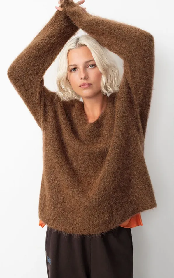 Jumper Nuny Melange Root Women American Vintage Jumpers and Cardigans