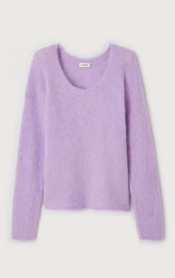 Jumper Nuny Orchid Melange Women American Vintage Jumpers and Cardigans Jumper Nuny Orchid Melange Women American Vintage Jumpers and Cardigans